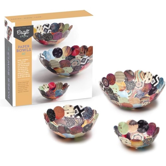 Ann Williams Group Paper Bowls Kit - Picture 1 of 6